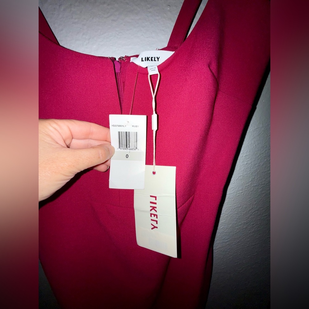 Likely Constance Dress in Ruby - Picture 2 of 4